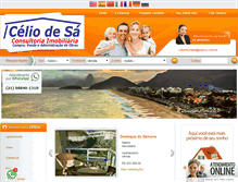Tablet Screenshot of celiodesaimoveis.com.br